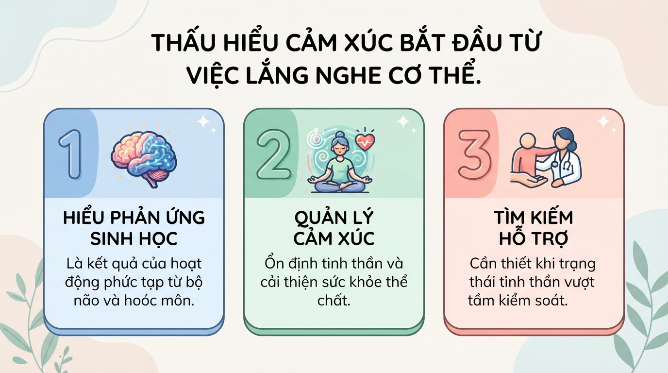 Cảm xúc là gì? Cơ chế sinh học và 5 cách quản lý cảm xúc hiệu quả