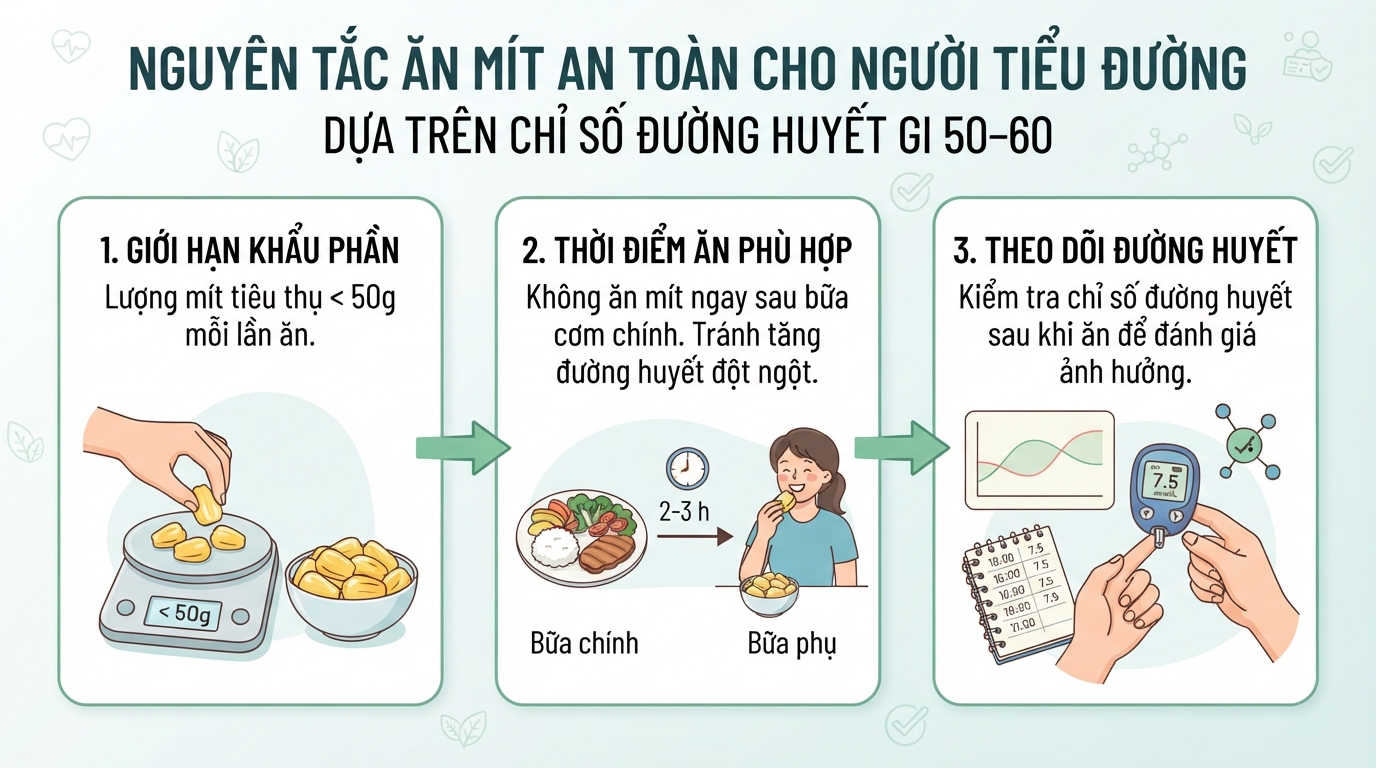 Quy tắc kiểm soát đường huyết và khẩu phần ăn an toàn cho bệnh nhân tiểu đường.