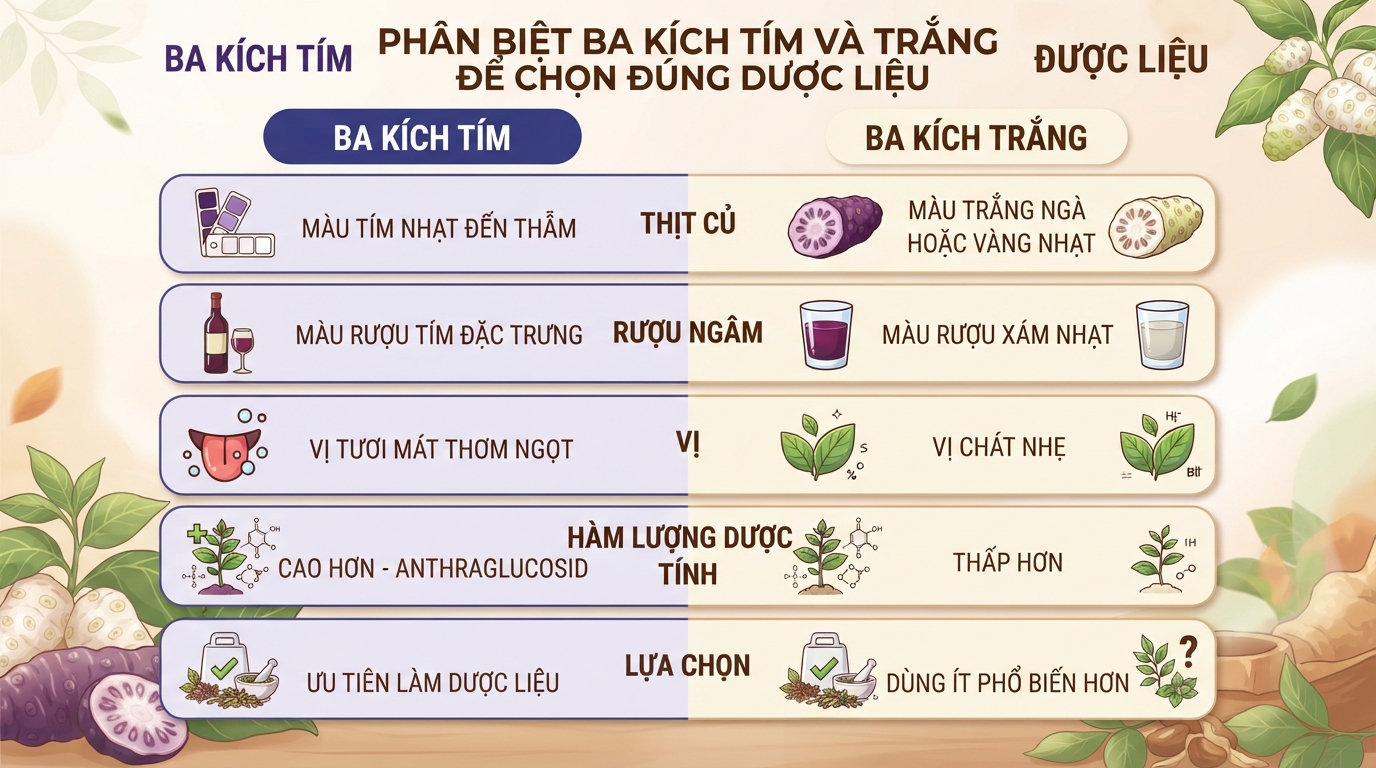 Rượu ba kích: Công dụng, cách ngâm và lưu ý an toàn khi sử dụng