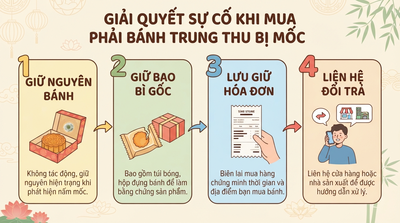 Bánh trung thu mốc ăn được không? Nguyên nhân và xử lý đúng cách