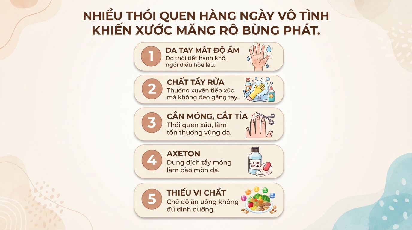 Xước măng rô là gì? Nguyên nhân và cách xử lý an toàn tại nhà