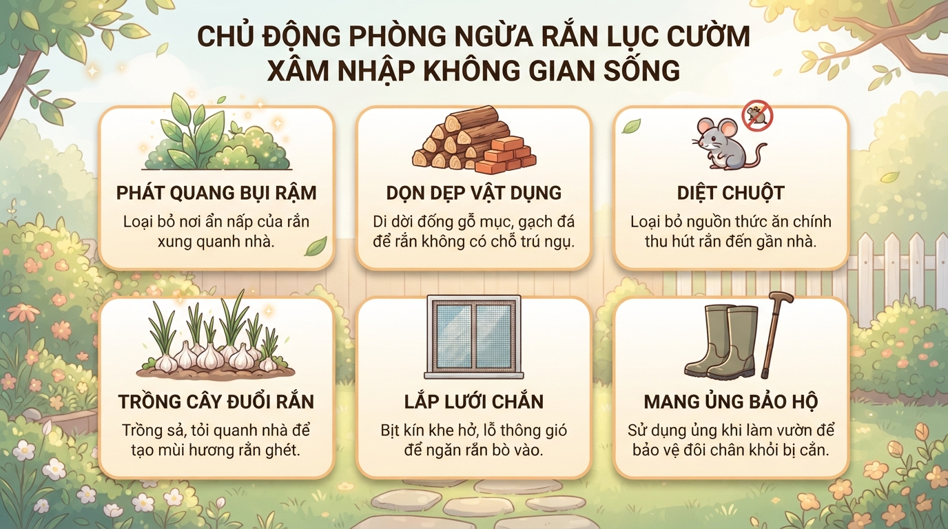 Rắn lục cườm có độc không? Cách nhận biết và xử lý vết cắn