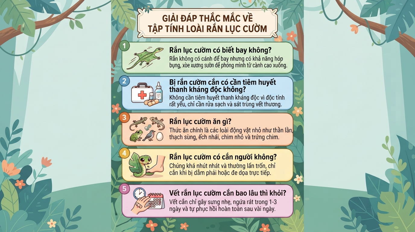 Rắn lục cườm có độc không? Cách nhận biết và xử lý vết cắn