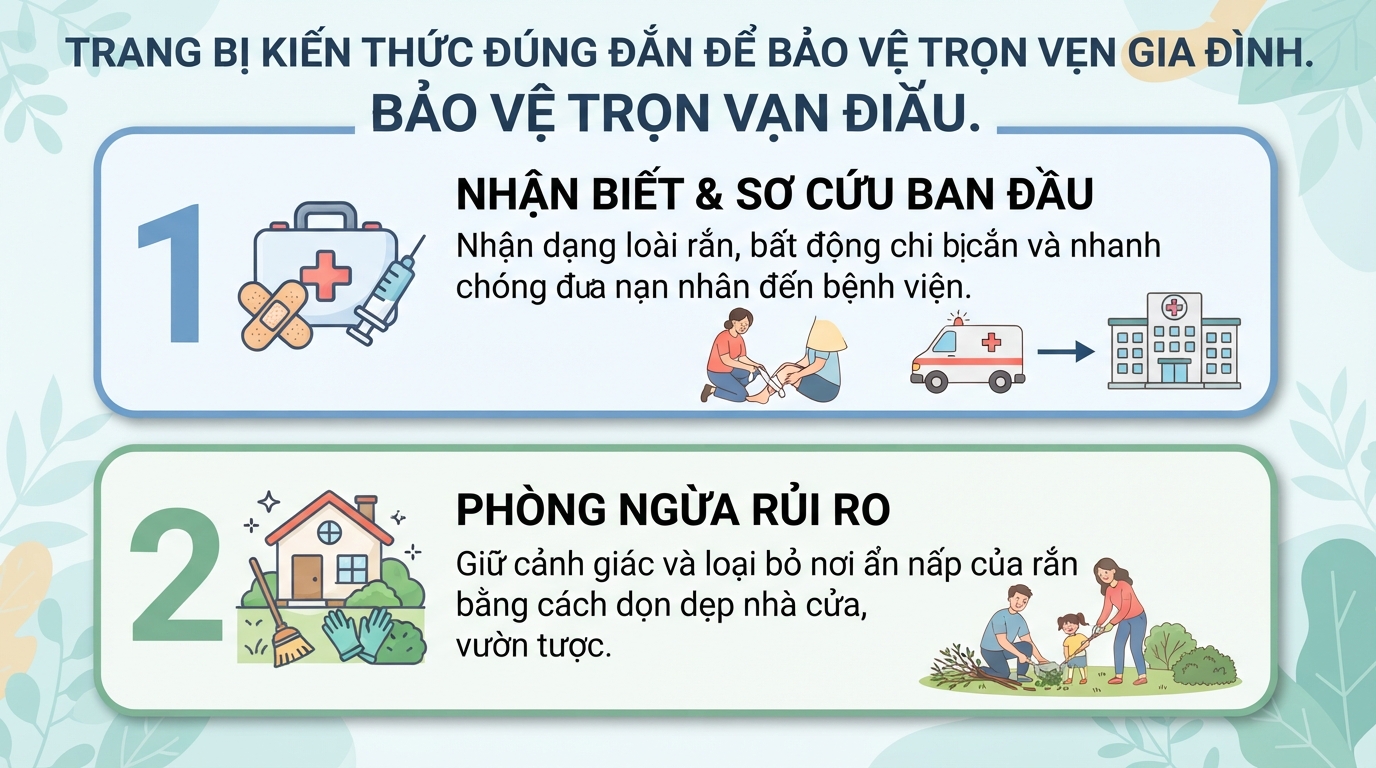 Rắn lục đuôi đỏ có độc không? Triệu chứng và cách sơ cứu