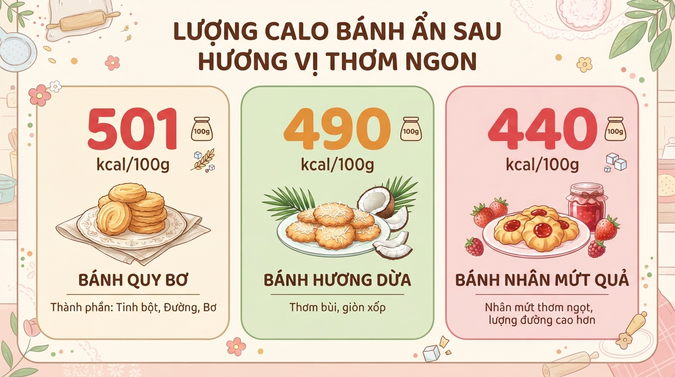 Bánh Cosy bao nhiêu calo? Cách ăn bánh quy Cosy kiểm soát cân nặng
