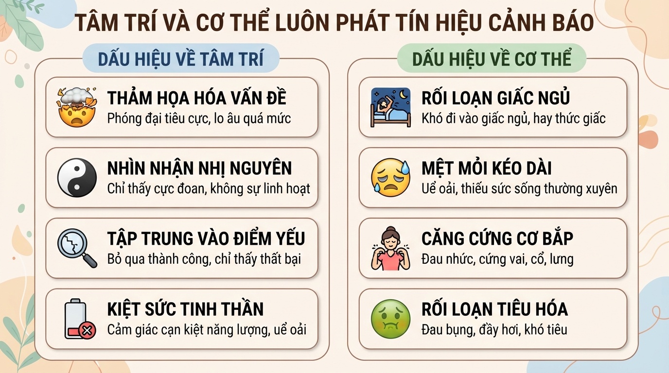 Suy nghĩ tiêu cực là gì? Tác động đến sức khỏe và 6 cách cải thiện