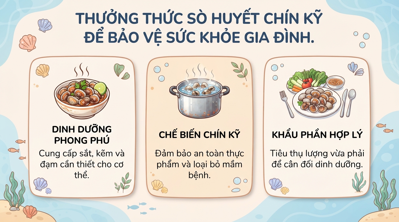 Sò huyết có tốt không? Dinh dưỡng, lợi ích và rủi ro cần biết