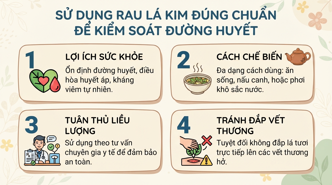 Lá kim là gì? Phân loại, tác dụng và cách sử dụng an toàn