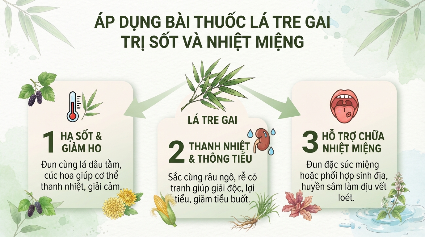 Lá tre gai: 7 tác dụng đối với sức khỏe và cách dùng hợp lý