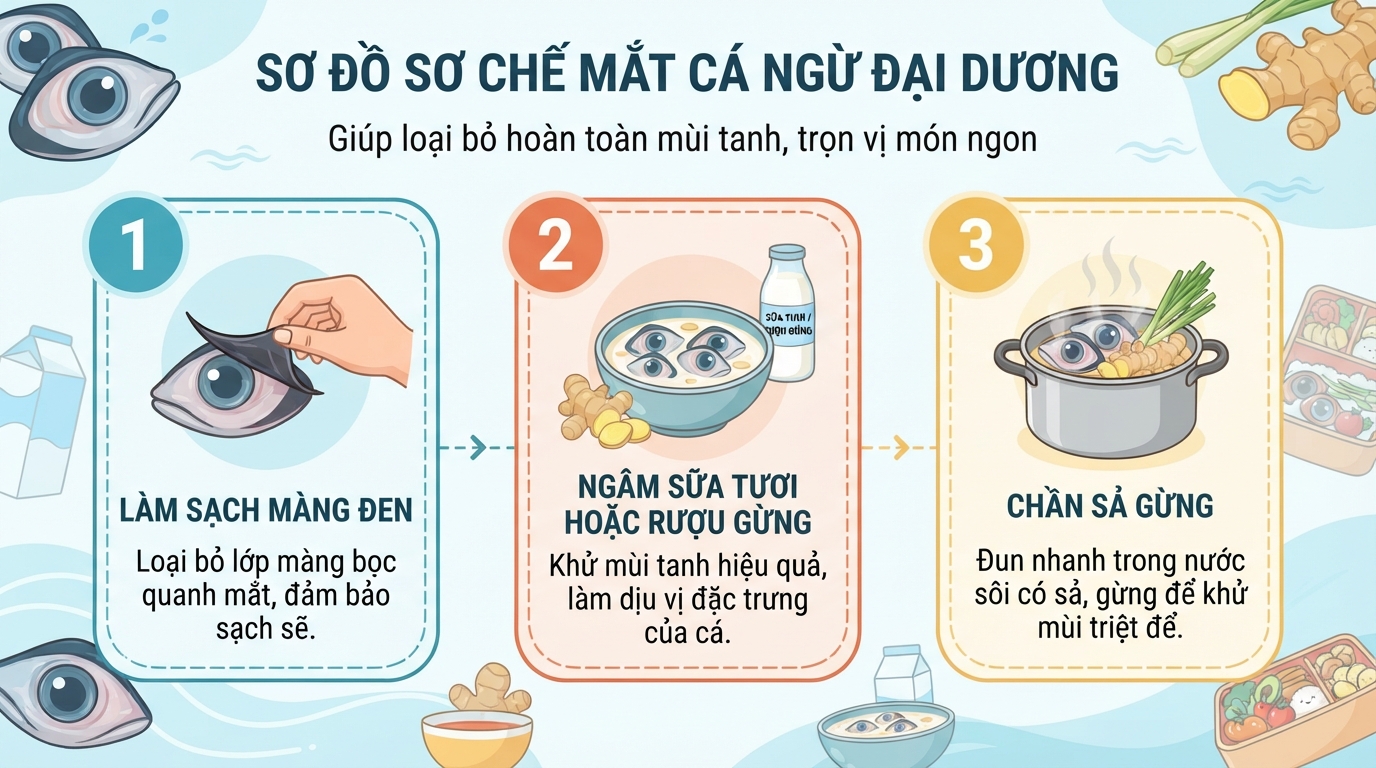 Mắt cá ngừ đại dương: Giá trị dinh dưỡng, cách chế biến và lưu ý an toàn