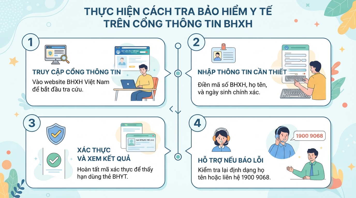 Hướng dẫn 4 cách tra bảo hiểm y tế online nhanh chóng và chính xác