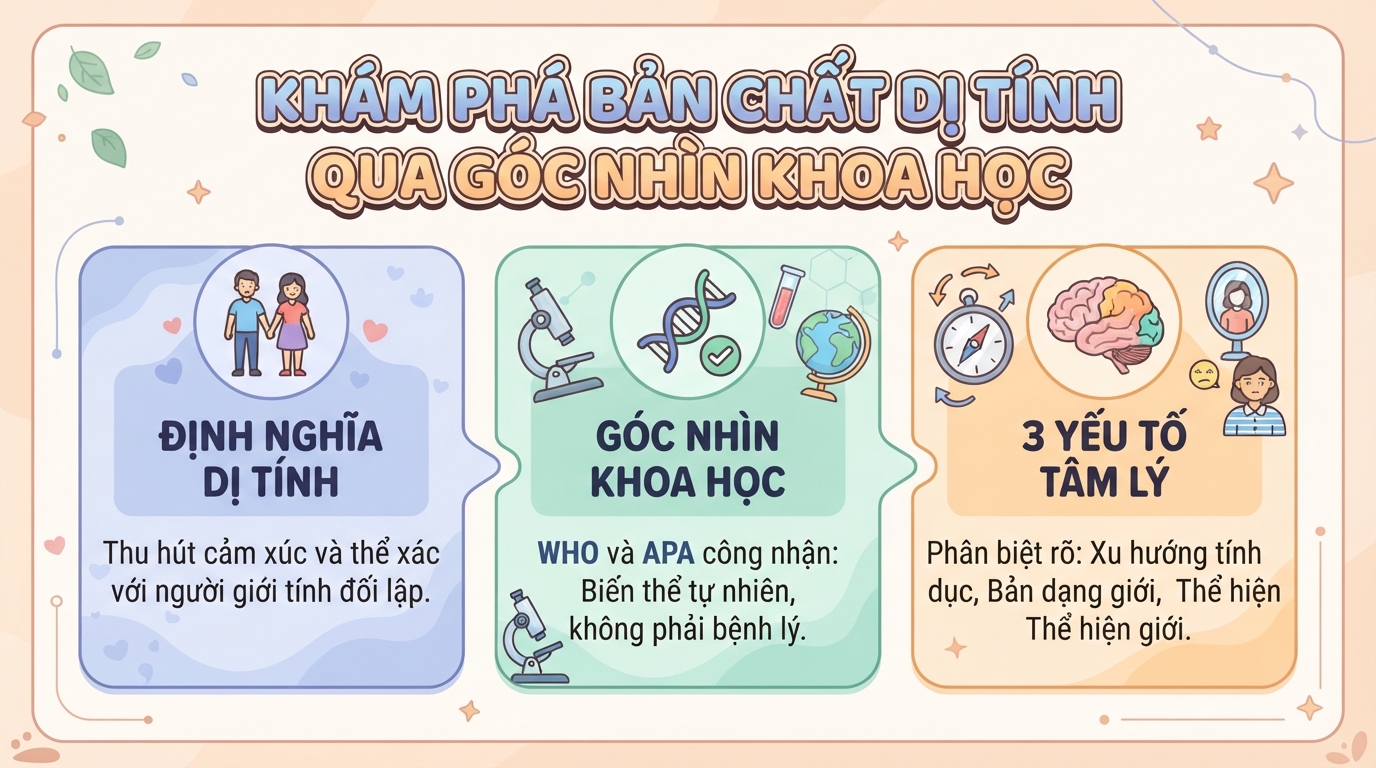 Dị tính là gì? Đặc điểm và phân biệt xu hướng tính dục