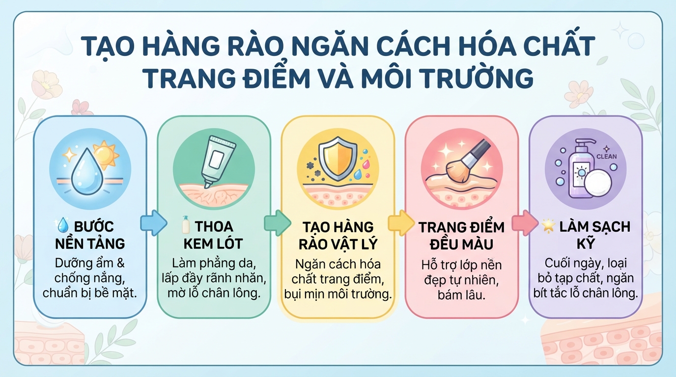 Primer là gì? Công dụng và cách dùng kem lót đúng cách để bảo vệ da