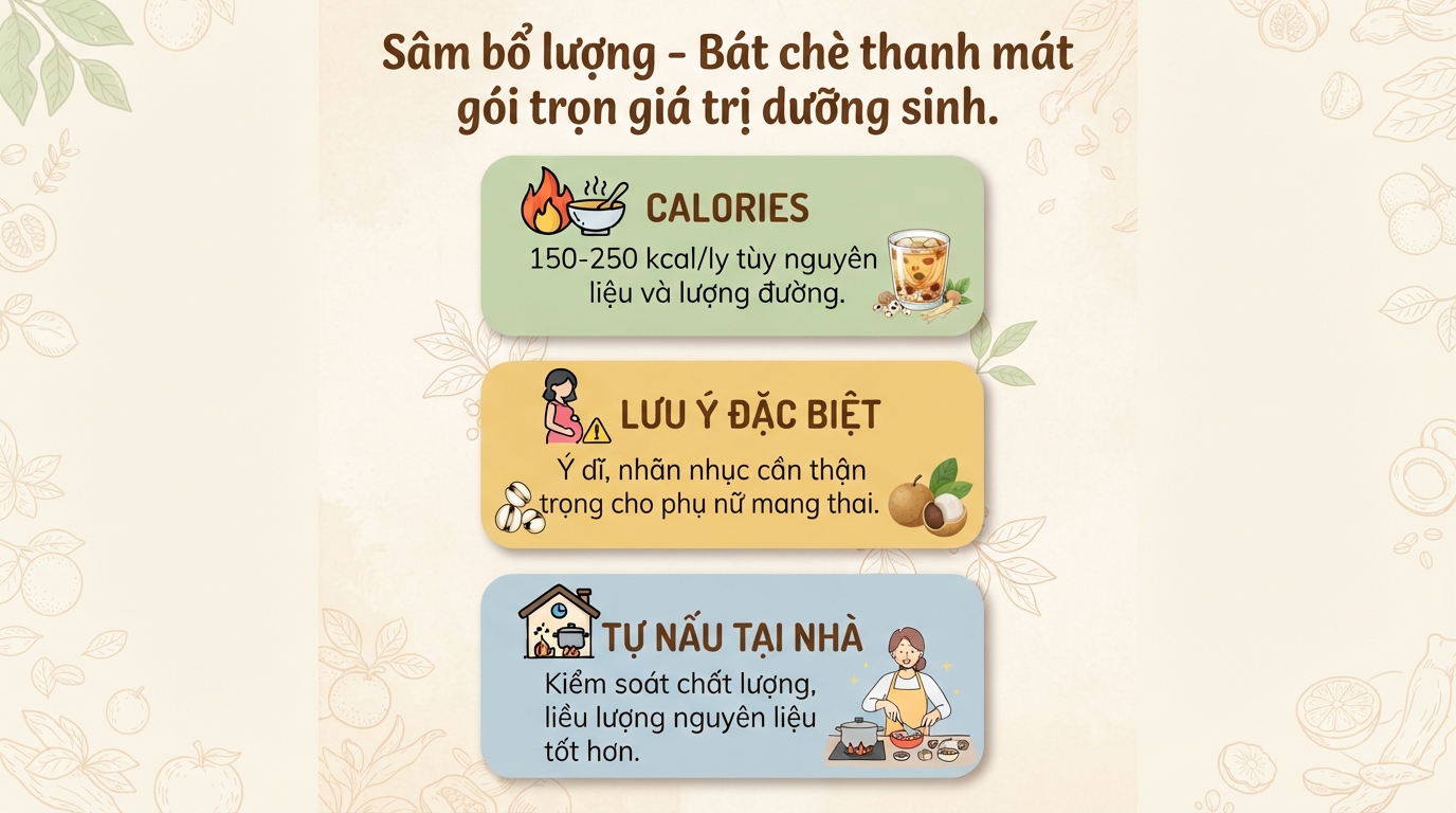 Sâm bổ lượng: Công dụng và lưu ý khi dùng cho bà bầu