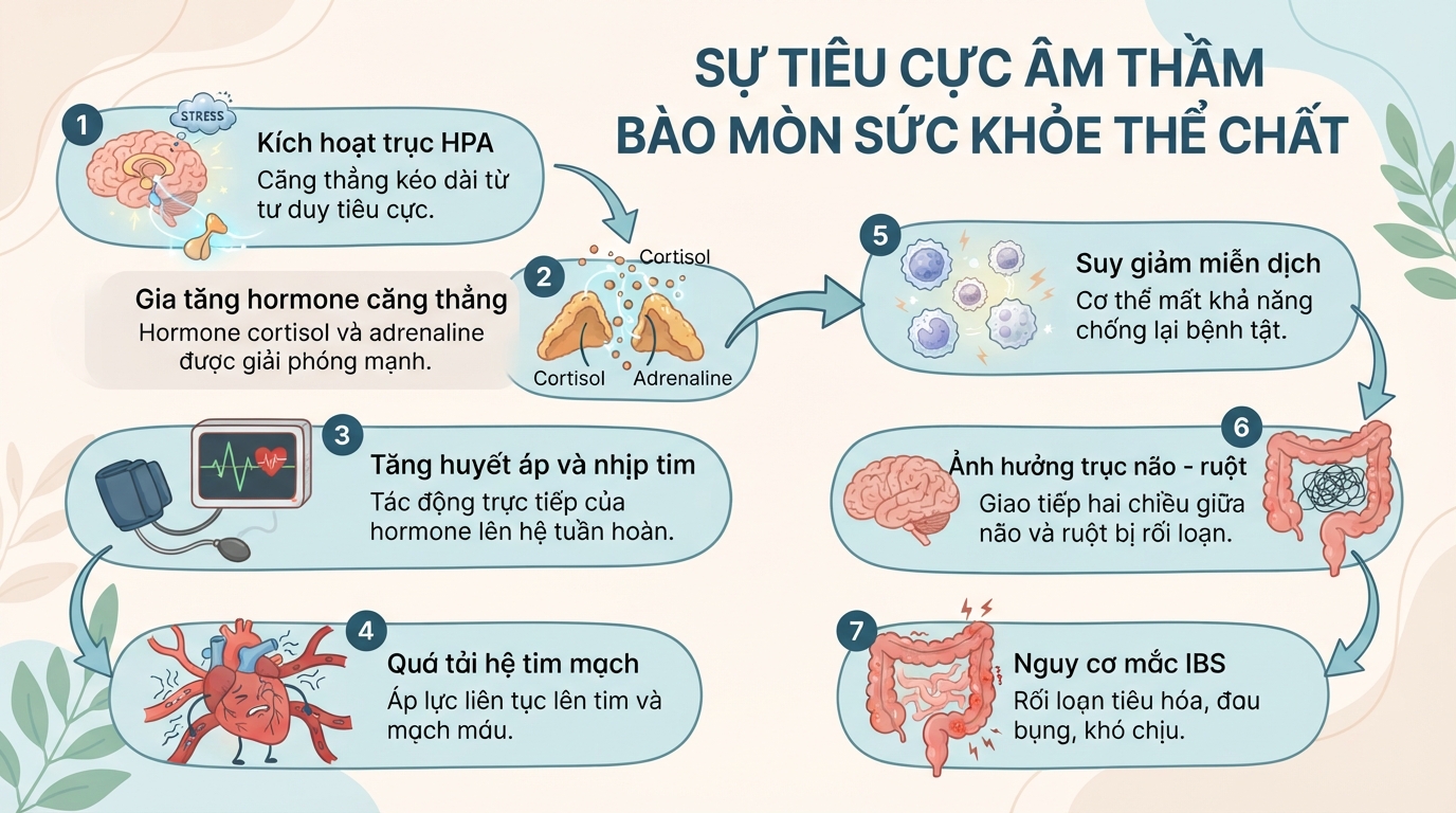 Suy nghĩ tiêu cực là gì? Tác động đến sức khỏe và 6 cách cải thiện