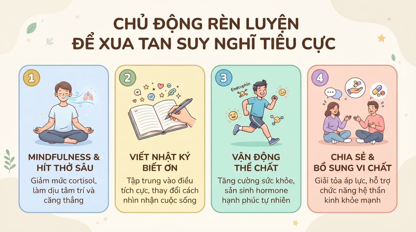 Suy nghĩ tiêu cực là gì? Tác động đến sức khỏe và 6 cách cải thiện