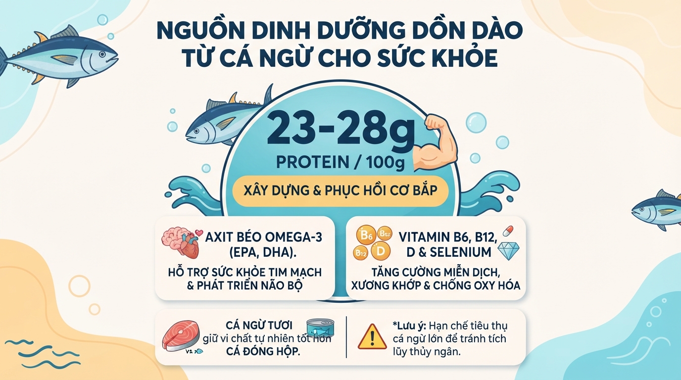 Cá ngừ nấu món gì ngon? 5 cách chế biến đơn giản, giữ trọn dinh dưỡng