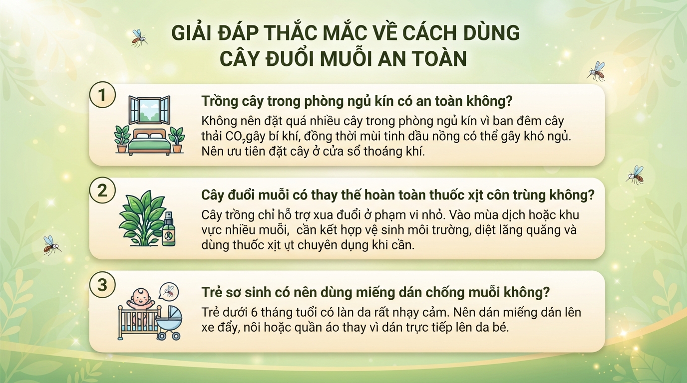 Top 8 loại cây đuổi muỗi trong nhà dễ trồng và an toàn cho sức khỏe