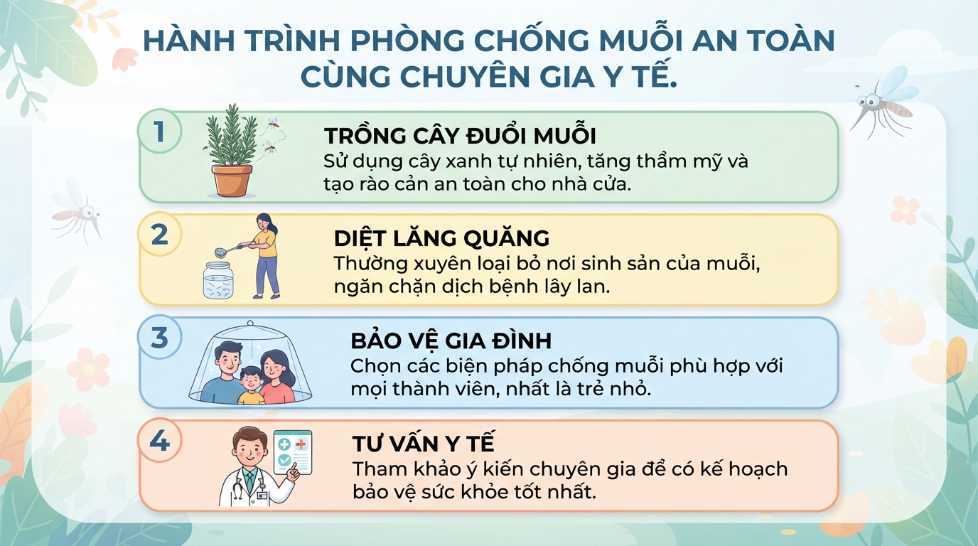 Top 8 loại cây đuổi muỗi trong nhà dễ trồng và an toàn cho sức khỏe