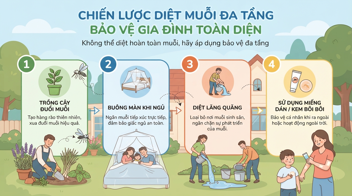 Top 8 loại cây đuổi muỗi trong nhà dễ trồng và an toàn cho sức khỏe