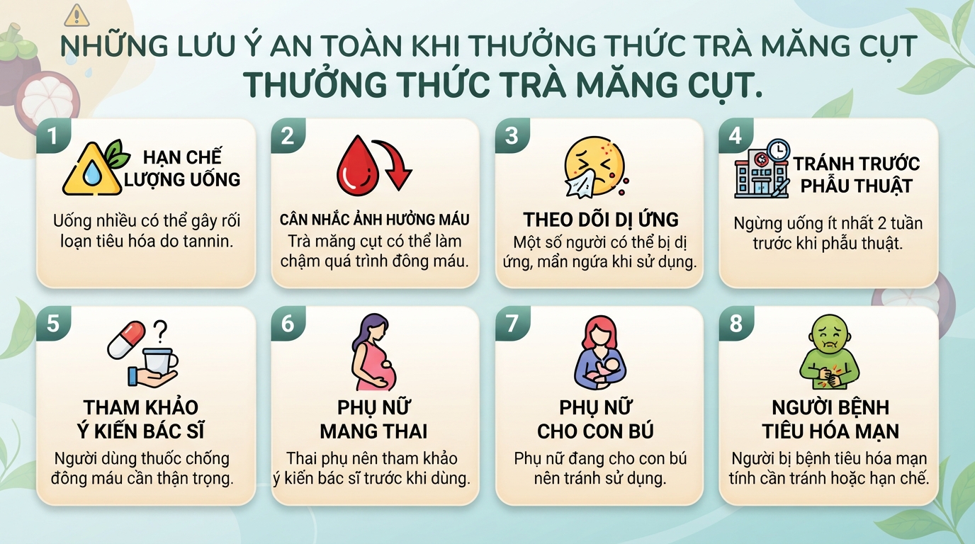 Trà măng cụt có tác dụng gì? 6 lợi ích và lưu ý sử dụng