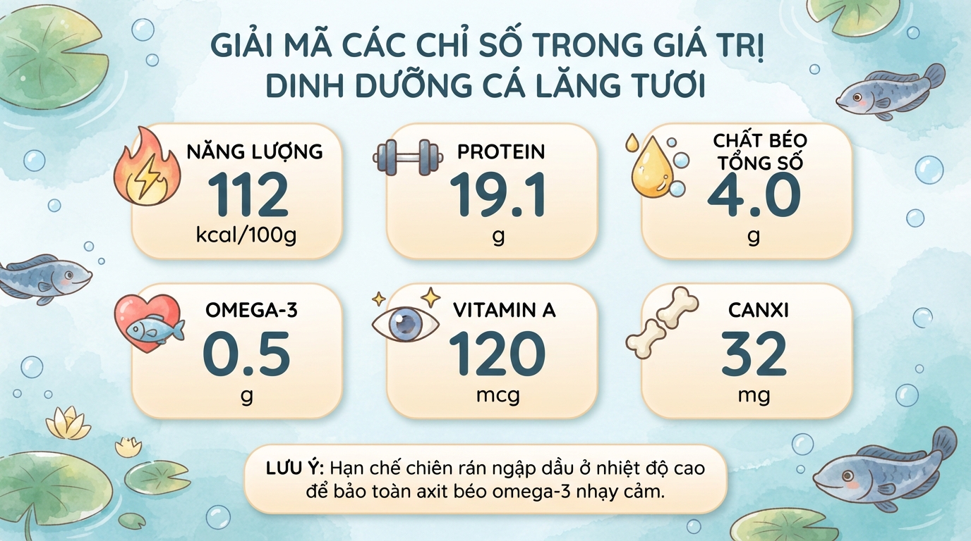 Cá lăng: Giá trị dinh dưỡng và 5 lợi ích sức khỏe