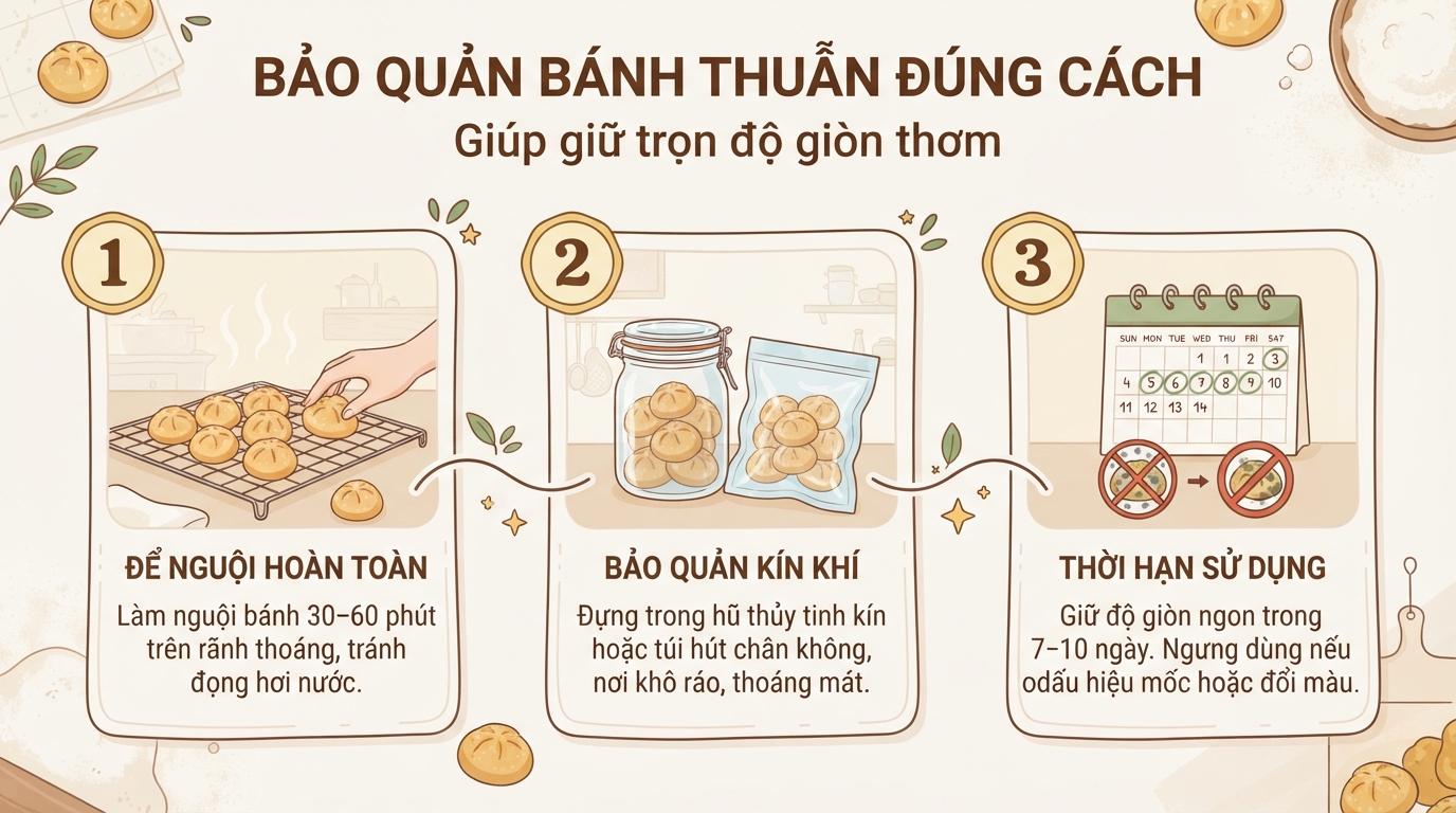 Cách làm bánh thuẫn miền Trung thơm ngon và lưu ý sức khoẻ