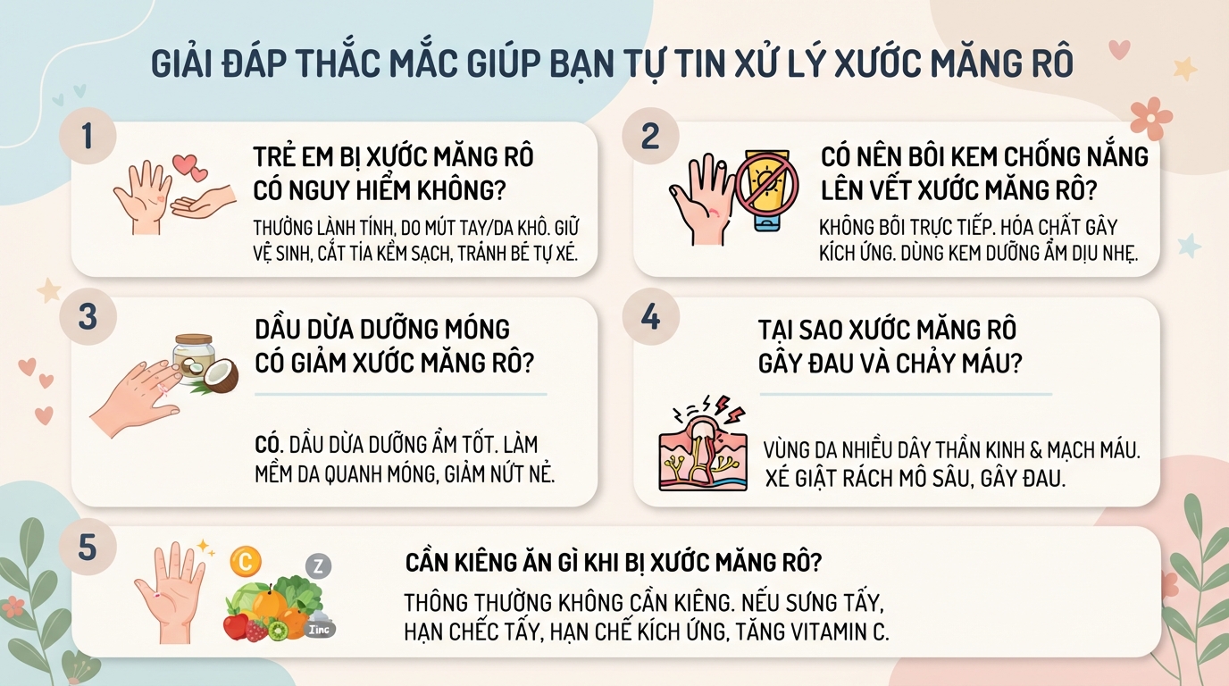 Xước măng rô là gì? Nguyên nhân và cách xử lý an toàn tại nhà