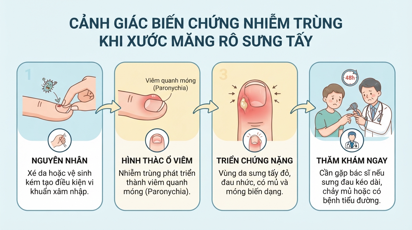 Xước măng rô là gì? Nguyên nhân và cách xử lý an toàn tại nhà