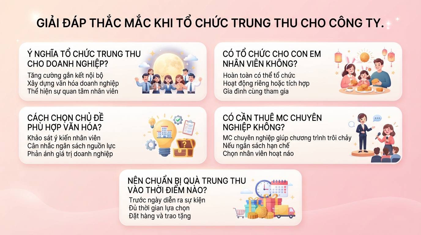 6 ý tưởng tổ chức trung thu cho công ty độc đáo, gắn kết nhân viên