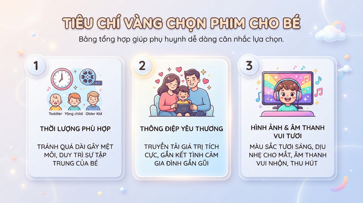 Bảng tổng hợp giúp phụ huynh dễ dàng cân nhắc lựa chọn