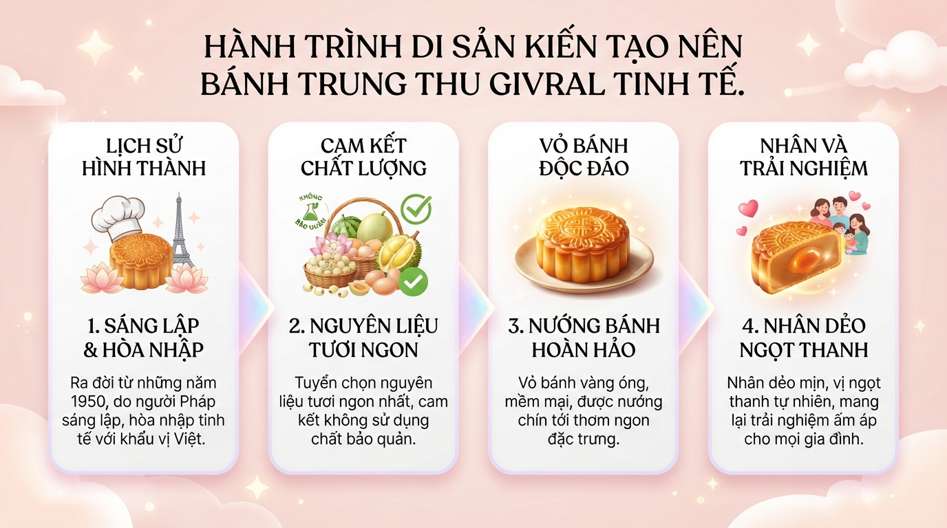 Bánh Trung thu Givral có mấy loại? Bảng giá chi tiết mới nhất 2026