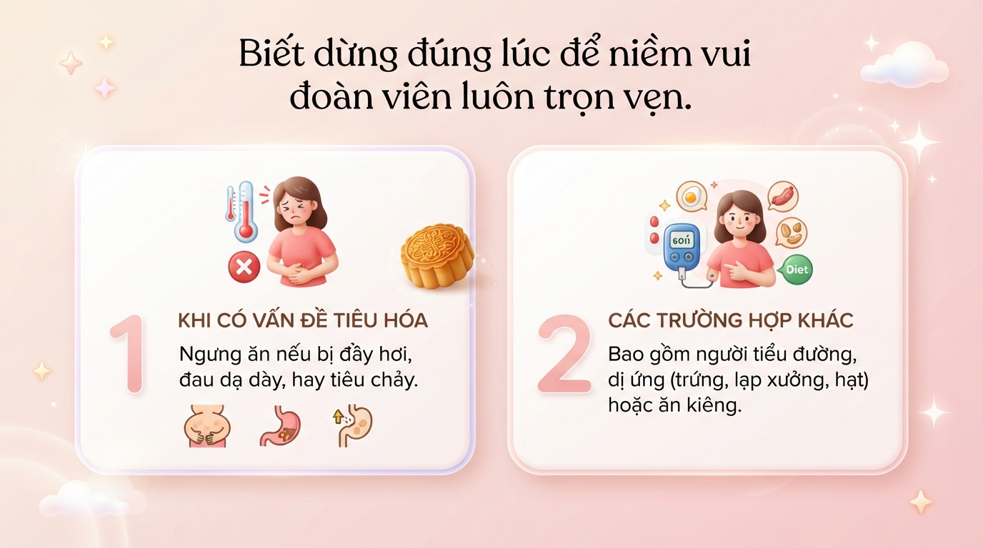 Cách ăn bánh trung thu đúng cách, tốt cho sức khỏe của mẹ và bé