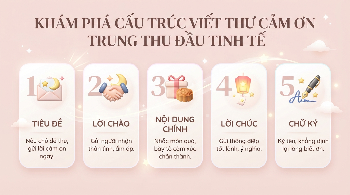 Thư cảm ơn Trung thu tri ân chân thành và chuyên nghiệp