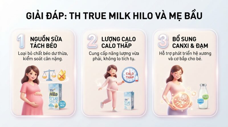 Giải đáp sữa th true milk hilo bà bầu uống được không với lượng calo thấp. Giải đáp sữa th true milk hilo bà bầu uống được không với lượng calo thấp.