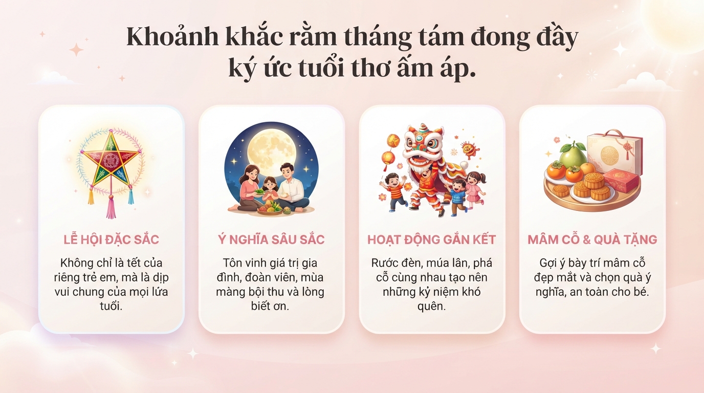 Tết Trung thu có phải lễ hội không và sự thật ít người biết