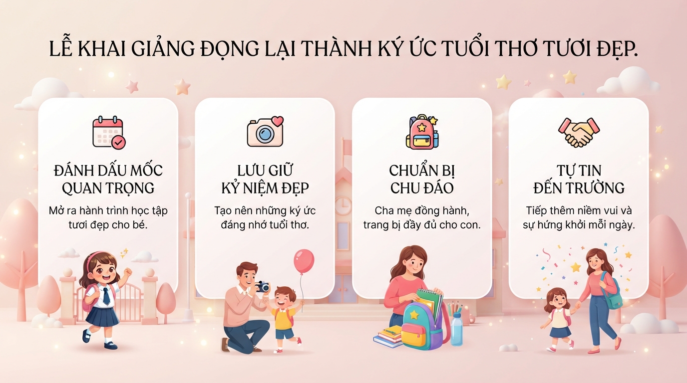 Lễ khai giảng là gì ý nghĩa và diễn ra vào ngày nào?