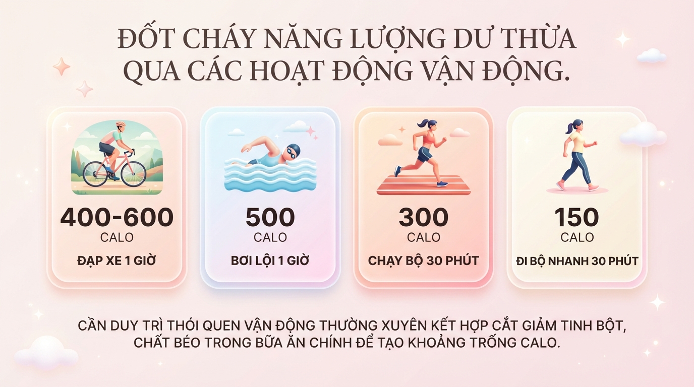 1 cái bánh trung thu bao nhiêu calo? Bảng calo và mẹo ăn không béo