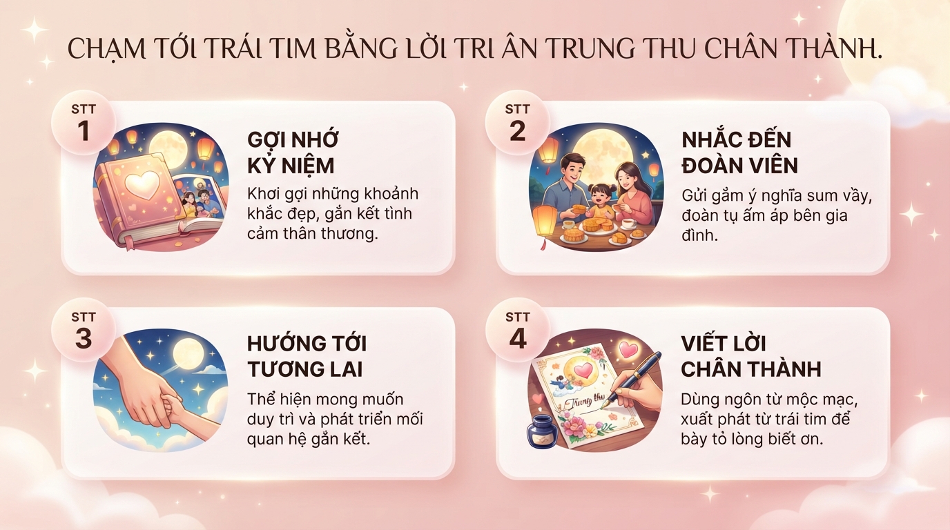 Thư cảm ơn Trung thu tri ân chân thành và chuyên nghiệp
