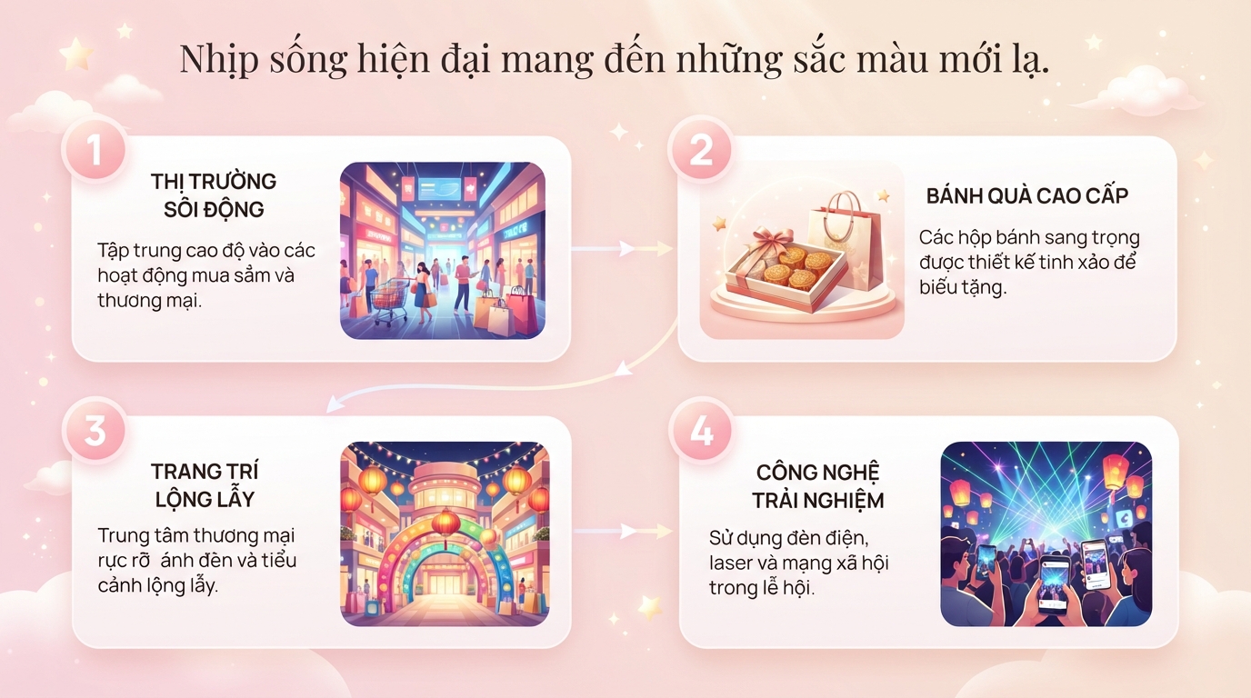 Sự khác biệt giữa Trung thu xưa và nay và cách giữ lửa truyền thống