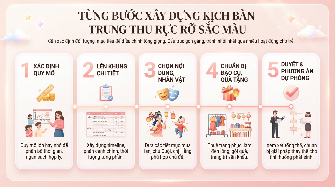 Gợi ý kịch bản Trung Thu mới, sáng tạo tạo đêm hội trăng rằm đáng nhớ cho bé