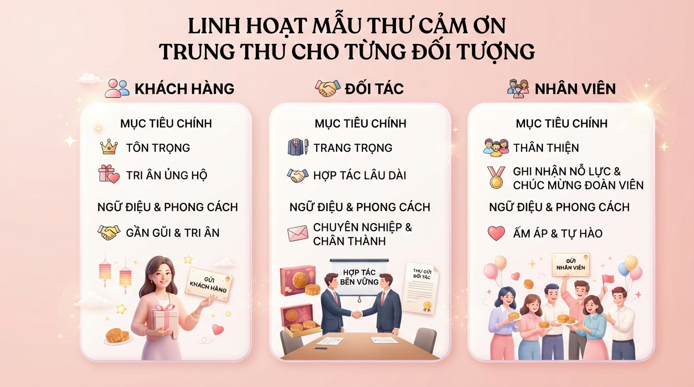 Thư cảm ơn Trung thu tri ân chân thành và chuyên nghiệp