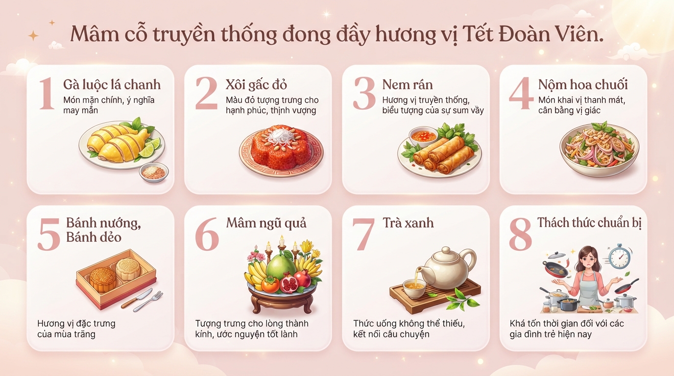 Trung thu ăn gì? Gợi ý món ngon và thực đơn hấp dẫn cho bé và gia đình