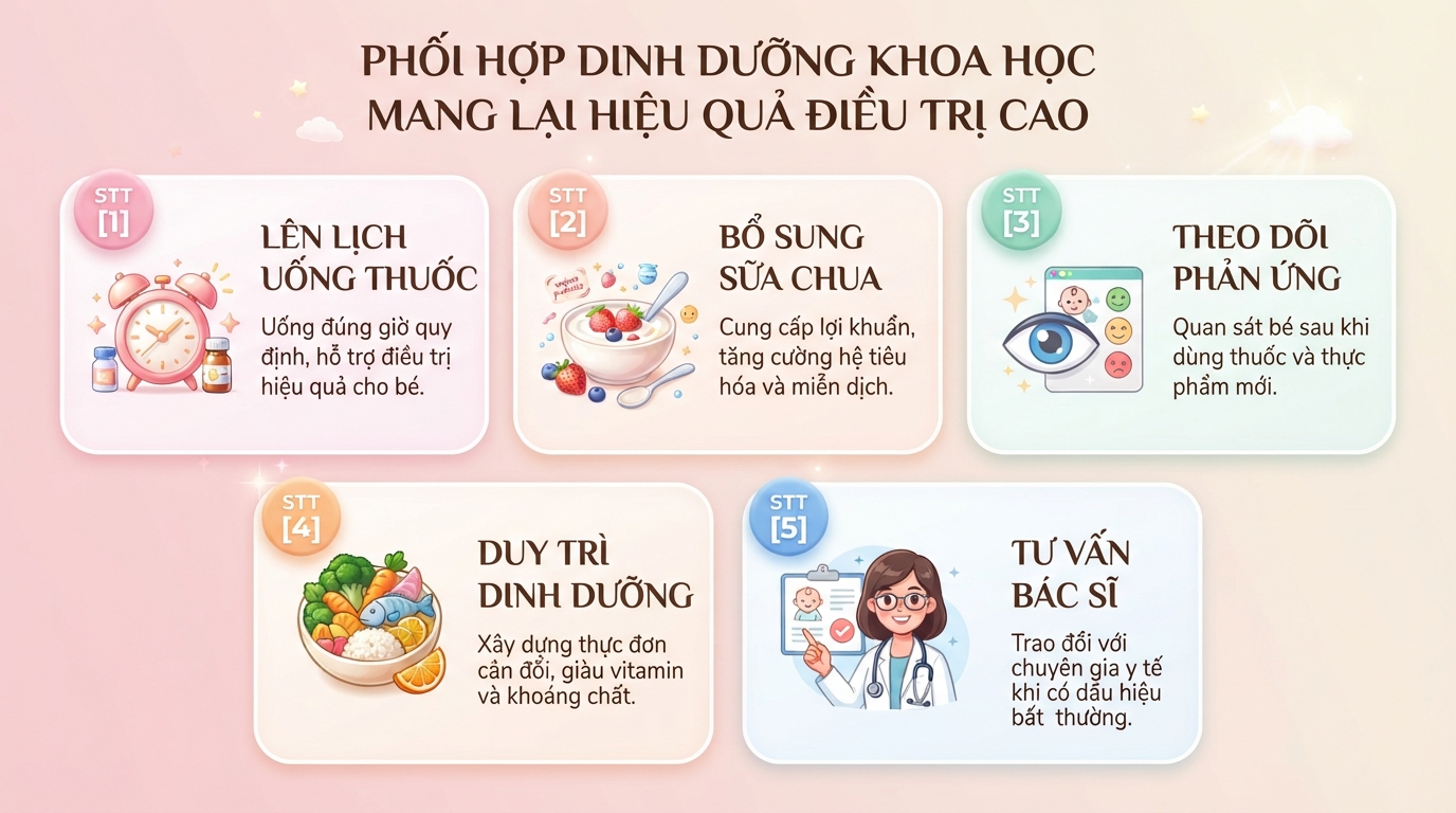 Uống thuốc xong bao lâu được ăn sữa chua để không mất tác dụng?