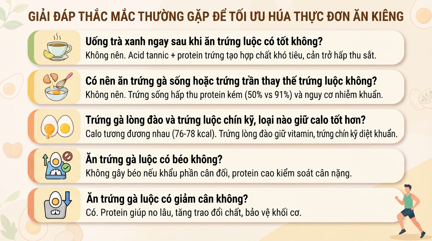1 quả trứng gà luộc bao nhiêu calo? Cách ăn hỗ trợ giảm cân hiệu quả