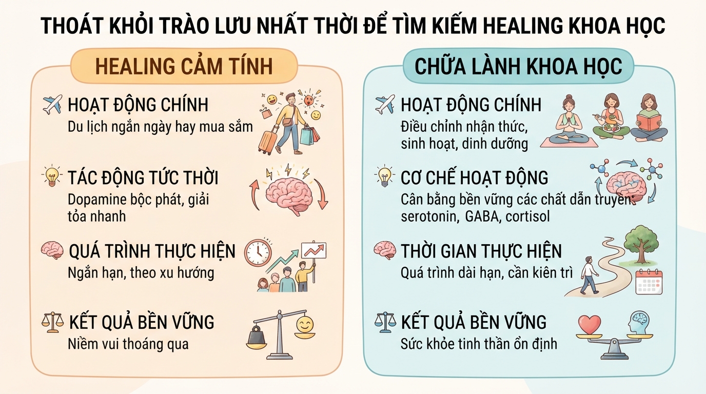 Healing là gì? Ý nghĩa của chữa lành và cách chăm sóc sức khỏe tinh thần
