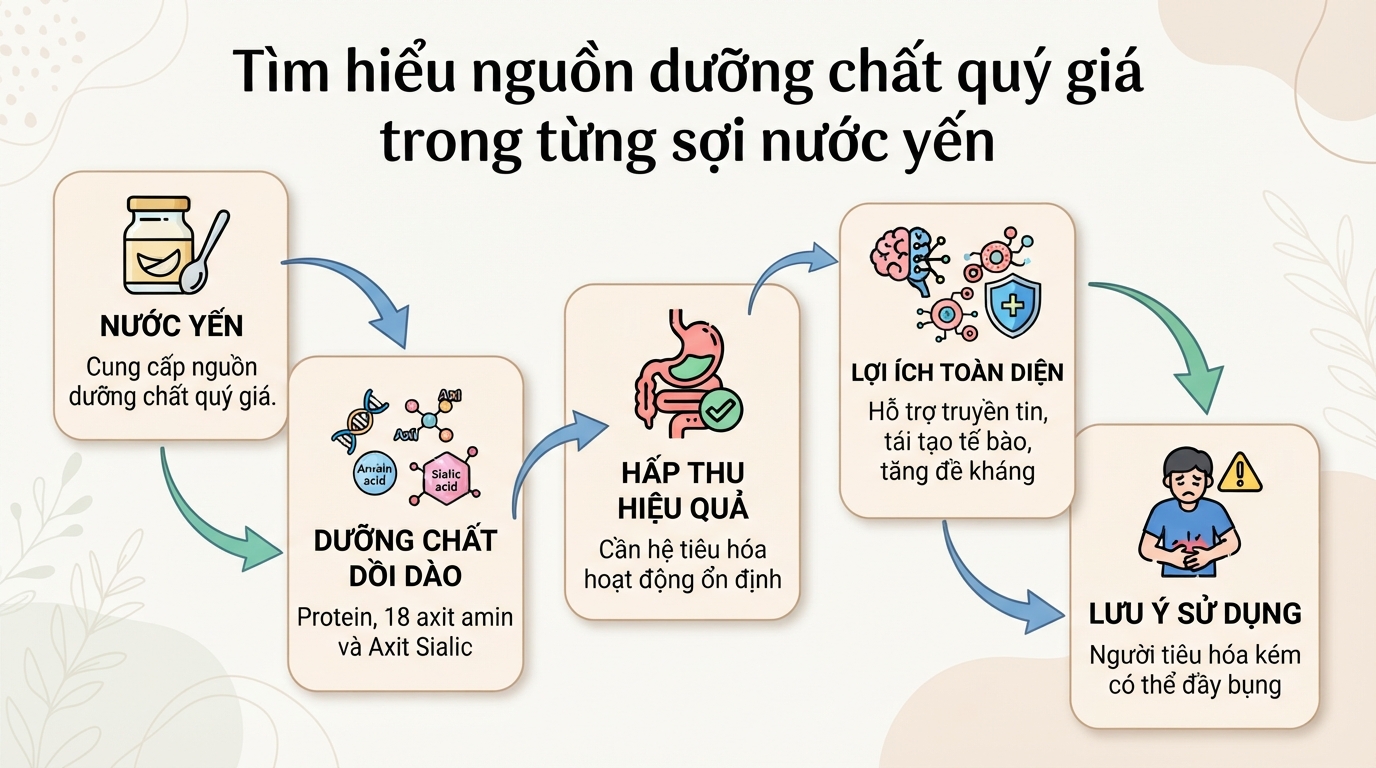 Uống nước yến lúc nào tốt nhất? Thời điểm sử dụng và lưu ý cần biết