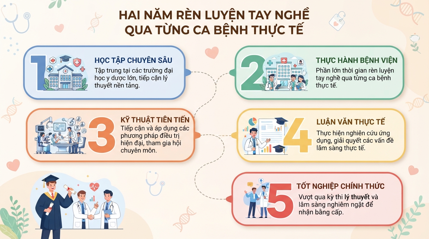 Bác sĩ chuyên khoa 2 là gì? Điều kiện đào tạo và giá trị bằng cấp