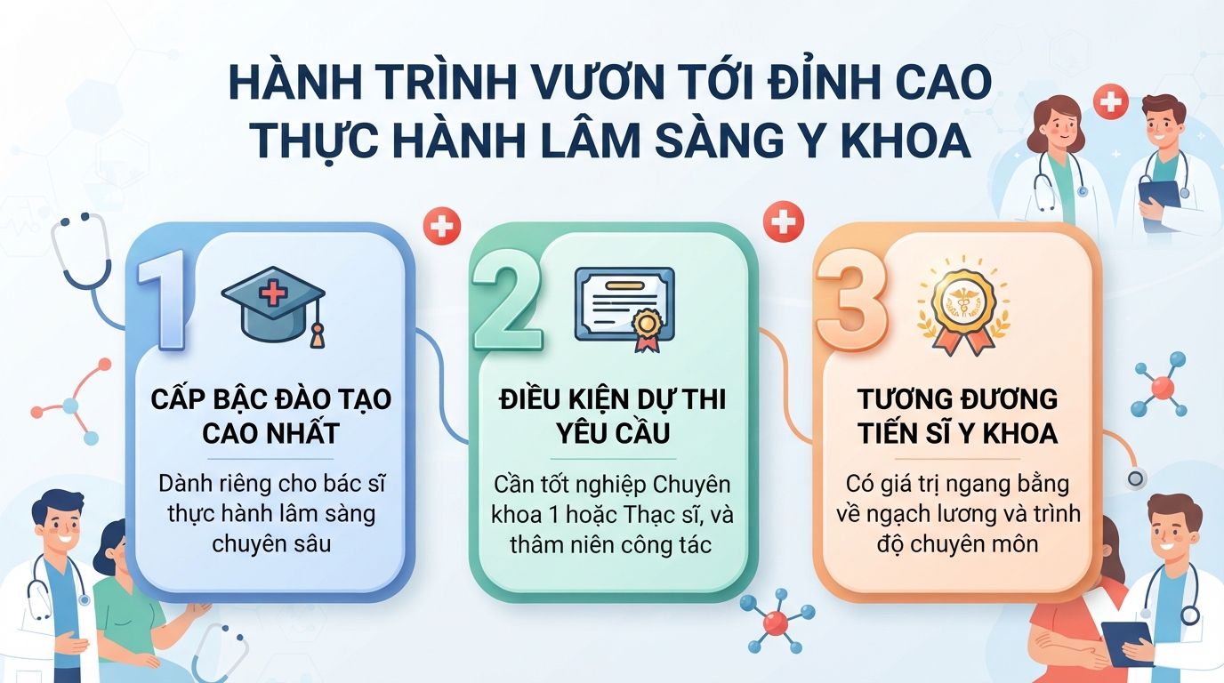 Bác sĩ chuyên khoa 2 là gì? Điều kiện đào tạo và giá trị bằng cấp