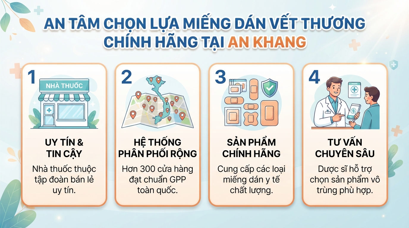 Băng cá nhân loại nào tốt? Cách bảo vệ vết thương hiệu quả